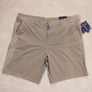 NWT Fourcast Quad Flex Khaki Shorts Mens 40